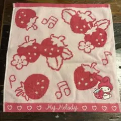 Sanrio My Melody いちご柄 ミニタオルのサムネイル