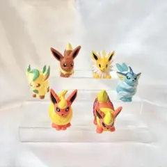 ポケモン 指人形 ポケモンキッズ イーブイ 進化系6体セット