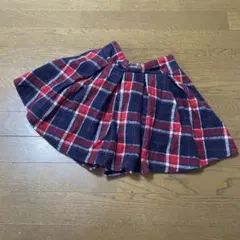 ✨即購入OK✨キッズ 女の子 チェック柄 キュロットスカート 140