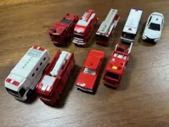 消防車・救急車・パトカー ミニカーセット 9台