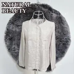 ●ナチュラルビューティー　NATURAL BEAUTY比翼ボタンブラウス（38）のサムネイル