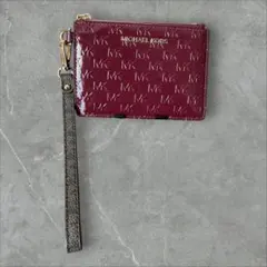 MICHAEL KORS MK総柄 エナメル フラグメントケース