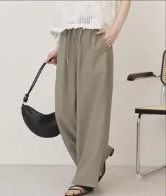 新品　アメリカンホリック　ベイカーリラックスパンツ　カーキL