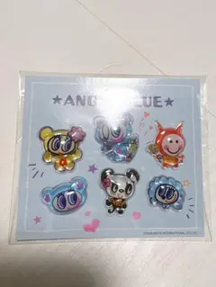 ナルミヤキャラクターズ　ぷっくりシール　エンジェルブルー　セブン　限定