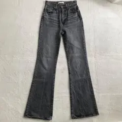 【美品】MOUSSY / MVS FLARE ブラック 赤耳 24のサムネイル