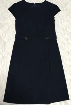 UNTITLED　ワンピース　ネイビー　日本製　Мサイズ