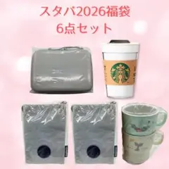 【6点】スターバックス 2026 福袋 グッズ タンブラー ポーチ サコッシュ