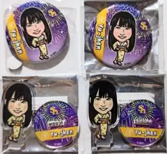 Yu-jhen 2025若鷹ガチャ 缶バッジ２個＆アクリルスタンド２個