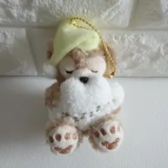 極美品 ダッフィー おやすみ スウィートドリームス ぬいぐるみ バッジ