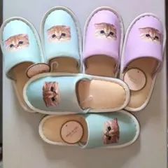 新品　未使用　ポール&ジョーアクセソワ✳️　ヌネット柄✨スリッパ　ルームシューズ