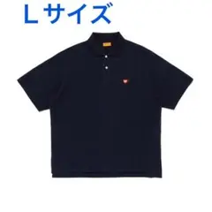 最安値HUMAN MADE POLO SHIRTネイビー Lサイズのサムネイル