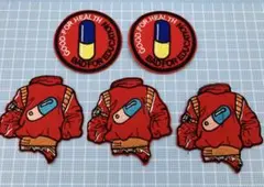 ＡＫＩＲＡ　アキラ　5枚セット　アップリケ　ワッペン　金田　ジャケット