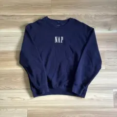 GAP NAP ロゴ クルーネック スウェット ネイビーのサムネイル