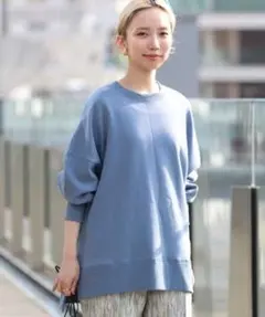 スウェット WEB限定 Ray BEAMS スウェット ビッグ クルーネック