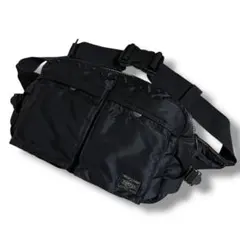 【美品】PORTER タンカー ウエストバッグ　ボディバッグ　ブラック