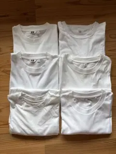 UNIQLO GU 無印ホワイト Tシャツ 6枚セット L まとめ売り