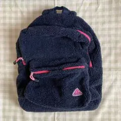 adidas ボア リュック ネイビー×ピンク