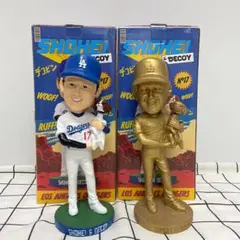 限定品金色 大谷翔平 デコピン バブルヘッド +大谷翔平 デコピン ボブルヘッド
