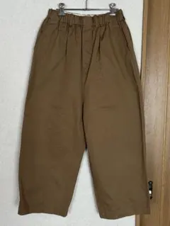 TRAVAIL MANUELトラバイユマニュアル　ワイドコットンパンツ Sサイズ