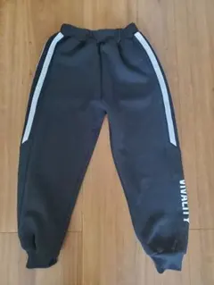 【美品　キッズ】 黒 スウェットパンツ　130cm
