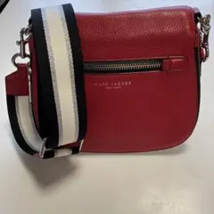 MARC JACOBS 赤 レザー ショルダーバッグ
