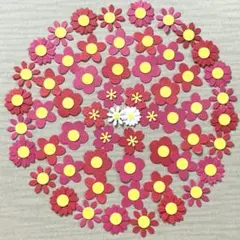 【ミニサイズ】お花120枚　約1.5センチ／クラフトパンチ素材　アルバム用