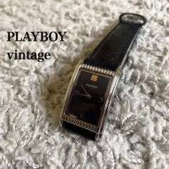 希少】 PLAYBOY ヴィンテージ タンク型 腕時計 スイス製 稼働品 - メルカリ