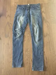 Mサイズ ダークブルー スリムフィットデニム