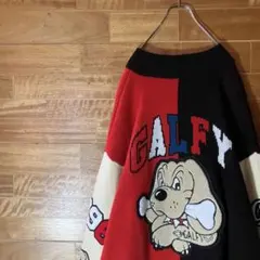 ハーフジップ ニット