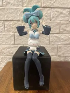初音ミクシリーズ　ちょこのせ　プレミアムフィギュア　初音ミク×シナモロール　1体