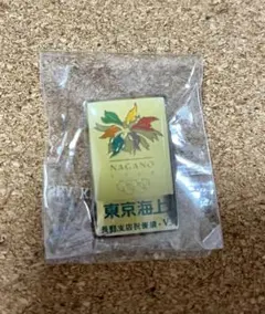 1998 長野オリンピック　オフィシャルサプライヤー　東京海上ピンバッジ