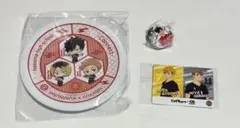 くら寿司 ハイキュー 寿司皿 音駒 すし皿　缶バッジ　黒尾　孤爪研磨