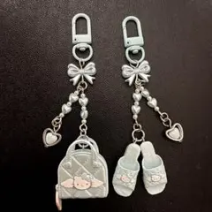 ♡サンリオ＊Hello Kitty シークレットキーホルダー（ブルー）♡