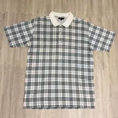 A BATHING APE ポロシャツ ラブジェネチェック柄 Lサイズ - メルカリ