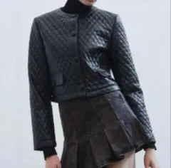 2025年最新】zara レザージャケット クロップドの人気アイテム - メルカリ