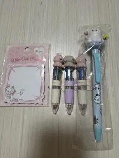 キャラクターボールペン4本セット