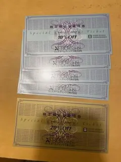 XEBIO HOLDINGS 株主優待券 10% 20% OFF