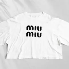 最終お値下げ MIUMIU ロゴシームレス Tシャツ XSサイズ - メルカリ
