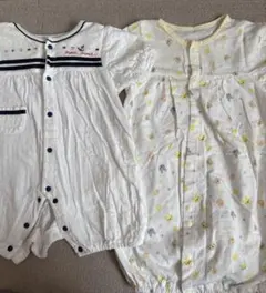半袖ロンパース　60-70cm 2枚セット