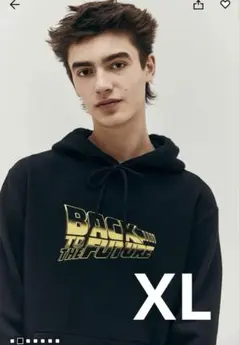 【極美品】H&M バックトゥザフューチャー スウェットパーカー XL 人気廃盤品