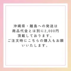 沖縄・離島の送料