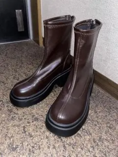 SHEIN ブーツ ブラウン 23.5cm