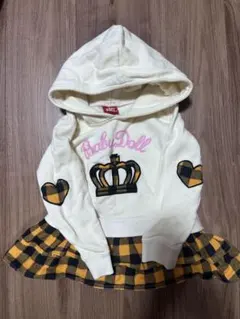 BABY DOLL フード付きワンピース 100cm