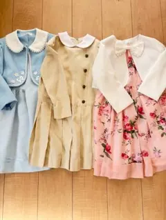 入学卒園前撮り⭐︎ワンピース3点110,120