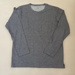 GLOBAL WORK 長袖Tシャツ X-LARGE グレーのサムネイル