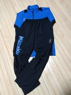 Nittaku 卓球ウェアセット 青/黒Ｓ