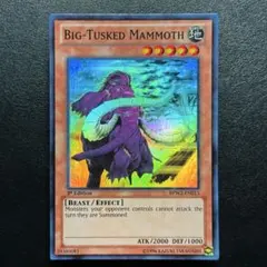 遊戯王 ビッグホーンマンモス レリーフ 英語 英語版 1st 強個体 - メルカリ