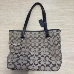 『美品』COACH／トートバッグ／シグネチャー