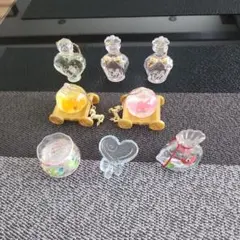 ミニチュア 香水瓶風 置物 7点セット