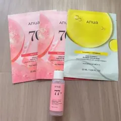 ANUA 77+ セット シートマスクとトナー　ビタミンCシートマスク